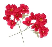 HAKIDZEL 2 Pièces Fleurs Artificielles, Décorations Classiques Polyvalentes | Entretien Minimal, Réutilisables en Toute Saison, pour Bouquets, Paniers Suspendus, Rebords de Fenêtre, Cafés et Événements