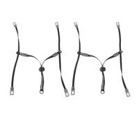 HAKIDZEL 2 Pièces Jugulaires Réglables pour Casque de Chantier, Sangle de Mentonnière Résistante en PP, Ajustement Multi-Points pour Travaux Miniers et Construction