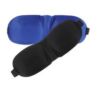 HAKIDZEL 2 pièces Masque de Sommeil pour Adultes Cache Yeux Ergonomique et Bloqueur de Lumière Accessoires de Voyage Unisexes pour Train Avion Sieste et Camping