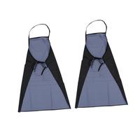 HAKIDZEL 2 Pièces Tablier Coiffure Imperméable Professionnel Cape Salon de Coiffure et Facile à Nettoyer Protection Anti-taches pour Coupe et Maquillage Couleur Aléatoire