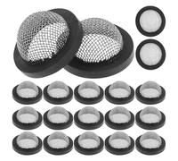 HAKIDZEL 20pcs Crépine du Tuyau D'arrivée d'eau en Acier Inoxydable avec Joint en Caoutchouc Filtre de Tuyau 3/4 Pouce pour Installation Sécurisée du D'arrosage