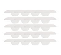 HAKIDZEL 20pcs Serviettes Absorbantes Pratiques pour Col de Chemise Blanc, Coussinets Anti-transpiration en Tissu Non Tissé Respirant pour Chemises D'été et Vêtements D'hiver