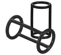 HAKIDZEL 2pcs Bagues D'étanchéité en Silicone pour Machine à Glace, Joint Étanchéité Noir, Structure Simple, Usage Longue Durée, Facile à Stocker