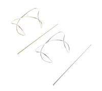 HAKIDZEL 2pcs Pinces à Cheveux en Alliage Métal Irrégulier pour Chignons Vintage Élégants, Faciles à Porter, pour Mariages et Dîners