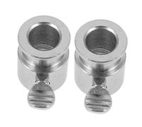HAKIDZEL 2pièces Broche à Rôtisserie Support De Tige De Boulon De Support De Butées De Tige De Rôtisserie Fourniture De Bouchon De Broche Accessoires pour Barbecue Extérieur