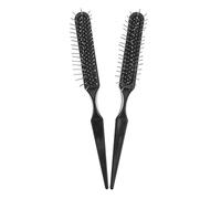 HAKIDZEL 2pièces Brosse à Cheveux Avec Pointe Fine Pour Coiffure Brosse De Massage Outil De Backcombing Pour Cheveux Fins Et Bouclés