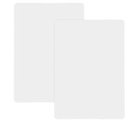 HAKIDZEL 2pièces Tableau Effaçable à Sec Petit Format Feuille Écriture Multifonction Résistante Surface Lisse pour Bureau et École Lot