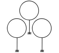 HAKIDZEL 3 Pièces Support Mural de Basket-Ball en Fer, Porte-Ballon Noir | Rangement Multi-balles, Installation Facile Vis, Usage Maison sur Étagère, pour Volleyball et Chapeaux
