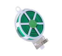 HAKIDZEL 3 Rouleaux Lot de Dattaches de Jardinage Plastifiées avec Coupe Liens Flexibles pour Soutien de Plantes et Câbles Durables et Pratiques