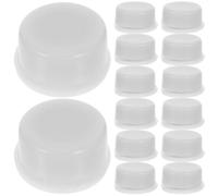 HAKIDZEL 30 Pièces Palier Roulement Blanc en Plastique et Fer, Résistant à L'usure, Installation Facile pour Projets Décoratifs et Accessoires Cheveux
