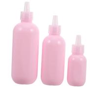 HAKIDZEL 3pièces Flacons Cosmétiques Vides Plastique Bouteilles De Voyage Squeeze Pour Lotion Shampooing Et Liquides Pratique Pour Soins Peau