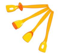 HAKIDZEL 4 Pièces Entraîneur de Langue Ergonomique Orange en Pp pour Garçon et Filles, Outil Léger et Portable Favorisant la Clarté Parole Lors de Voyages et Activités Extérieures