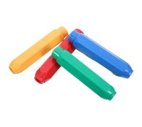 HAKIDZEL 4 Pièces Porte-poudre Magnétique avec Double Ressort et Bouton-poussoir Automatique pour Craie Lisse, Installation Magnétique, Portable, pour Enseignants et École à Domicile