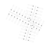 HAKIDZEL 48 Pièces Magnetic Nail Color Chart Display Board For Practice And Skill Enhancement Nail Polish Sample Sticks For Beginners