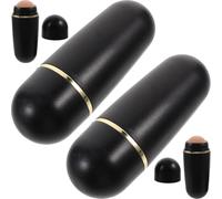 HAKIDZEL 4pièces Boules Absorbantes Huile pour Visage Pierre Volcanique Naturelle Mini Remplacement Odeur