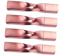 HAKIDZEL 4pièces Tube De Mascara Vide Avec Contenant Échantillon Pour Design Spiralé Et Rechargeable Pour Voyages Soins Des