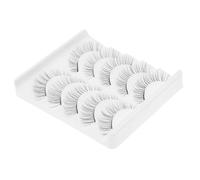 HAKIDZEL 5 paires Faux Cils Naturels Fibres Douces Volume Léger pour Femmes Usage Salon et Quotidien