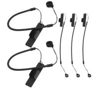 HAKIDZEL 5 Pièces Porte-Stylet Adhésif avec Cordon Élastique en Silicone et Sangle à Ressort Hélicoïdal de 30 Cm, pour Stylet Tablette en Classe ou Dessin