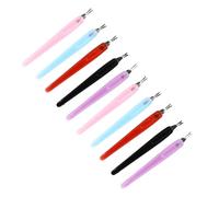 HAKIDZEL 50 Pièces Outil de Manucure Coupe-ongles en Acier Inoxydable Poussoir de Cuticules Portable, Forme en U et Design Pratique pour Enlever les Peaux Mortes