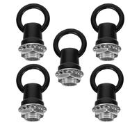 HAKIDZEL 5pcs Crochets à Vis M10 pour Chaîne Suspendre pour Lustre, Conception Fermée, Alliage de Zinc et Fer, Forte Capacité de Charge, Style Unique et Élégant, pour Décorations