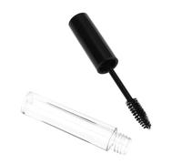 HAKIDZEL 6 pièces Tube Mascara Vide avec Corps Transparent et Bouchon Noir Flacon Rechargeable pour Mascara Crème Cils et DIY Beauté Stockage Pratique et Visible