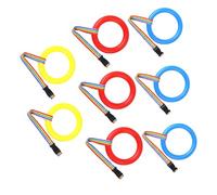 HAKIDZEL 8 pièces Corde de Marche Sécurité avec Poignées pour Garçon Fille Maternelle Laisse Anti-perte pour Tout-petits Espace Entre Poignées pour Promenade Sûre Couleur Couleur Aléatoire