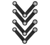 HAKIDZEL 8 Pièces Pièce de Bras Oscillant à Ressort Noir en Fer | Assemblage Simplifié, Limite les Arrêts Brusques, Réduit le Jeu, Élasticité Renforcée, Usage Extérieur