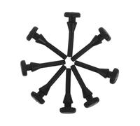 HAKIDZEL 8 Pièces Silicone Antidérapants pour Mijoteuse et Autocuiseur Remplacement Installation Rapide sans Outil Amortisseurs Souples pour Appareils de Cuisine Noir