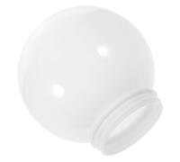 HAKIDZEL Abat-Jour Décoratif de Boule 25 CM Diamètre, Filetage 12 CM, Acrylique, Adapté pour Lampadaires de Rue et Éclairage Intérieur