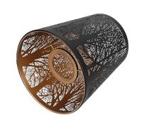 HAKIDZEL Abat Jour Lampe à Poser en Fer Décoratif avec Motif Arbre Sculpté, Compatible E27, pour Lampadaire et Lampe de Table, Décoration Intérieure