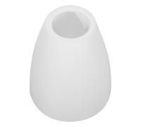 HAKIDZEL Abat-jour Plastique Blanc Petit pour Lampe de Table, Diamètre Trou 40mm, Abat-jour Décoratif Léger et Résistant pour Salon, Bureau et Chambre, Remplacement Abat-jour Lampe