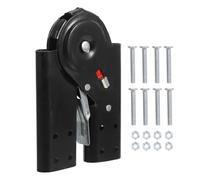 HAKIDZEL Accessoire de Joint en Fer pour Échelle Pliante, Renfort Pliable et Gain de Place Vis, Charnière Robuste de 5 Cm pour Échelle Aluminium Noire