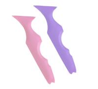 HAKIDZEL Accessoire Maquillage Silicone 2pcs Multifonction pour Eye-liner et Mascara Surface Lisse Aide à Dessiner Précis et Rapide pour Maquillage Quotidien