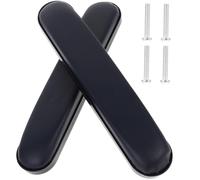 HAKIDZEL Accoudoirs en Mousse pour Fauteuil Roulant Bleu, Coussins Confortables pour Coude Fond Antidérapant, Accessoires de Soins pour Patients, Lot de 2 Pièces