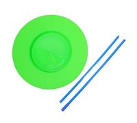 HAKIDZEL Assiettes Jonglerie Plastique avec Bâtons Jeu de Spectacle pour Accessoires de Performance Jongleur Set Léger pour Tours de Magie et Motricité