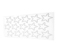 HAKIDZEL Autocollants de Pierres Précieuses Visage Bijoux à Coller Diamanté Strass Perles et Étoiles Ajourées Stickers Maquillage Éclatants pour Festivals et Fêtes