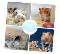 HAKIDZEL Bain pour Petit Animal Bleu Ciel avec Motif Étoile Bac à Laver et Toilette pour Hamster et Rat Accessoire Compact pour Maison et Animalerie