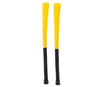 HAKIDZEL Balais pour batterie jazz Nylon pour caisse claire acoustique, bristles ondulés, structure en faisceau, pour surfaces de tambour, musiciens en pratique personnelle