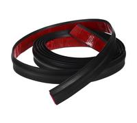 HAKIDZEL Bande de Transition Adhésive pour Sol en Caoutchouc Tpe Noir 3 Mètres, Baguette de Finition Flexible pour Bordure de Plancher, Film Protecteur Antidérapant pour Tapis et Parquet,