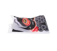 HAKIDZEL Bannière à Vent Japonaise Noire en Tissu Polyester, Cerf-volant Drapeau de Poisson Exquisément Fait Main et Résistant aux Intempéries, Décoration Suspendue pour Festival Japonerie