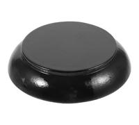 HAKIDZEL Base de Marteau de Jugement en Bois à Surface Lisse, Socle Rond Antibruit pour Maillet de Tribunal, Accessoire Pratique pour Commissaire-priseur en Salle D’Audience