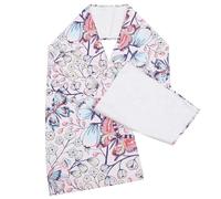 HAKIDZEL Bavoir pour Personnes Âgées Léger et Résistant en Polyester, Protection Imperméable pour Repas à Domicile Design Humain, Accessoire Indispensable pour Adultes