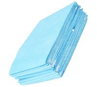 HAKIDZEL Bavoirs Jetables Design Ajustable et Portable pour Adultes en Papier Léger Lot de 10 pendant repas Personnes Âgées