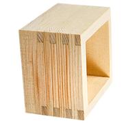 HAKIDZEL Boîte à Saké Japonaise en Bois Style Classique, Boîte Carrée Pratique et Élégante, Résistante aux Éclaboussures, pour Décoration Maison et Cérémonie du Thé