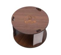 HAKIDZEL Boîte de Rangement en Bois pour Porte-de Cou Jetable, Support Solide pour Bandes de Cou, Salon de Coiffure et Usage DIY à Domicile