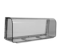 HAKIDZEL Boîte Étanche Noire Triple et Design Transparent en Abs avec Installation Adhésive Facile Protection pour Prise Électrique Salle de Bain