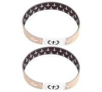 HAKIDZEL Bracelets Religieux Chrétiens Versets Bibliques Élastiques en Tissu Résistants à L'usage Quotidien pour Étudiants et Hommes, Récompenses Scolaires et Activités en Classe, Lot de 2