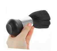 HAKIDZEL Brosse à Cheveux Professionnelle Pour Coiffeurs Nettoyage Cheveux Manche Rond Bois Antidérapante Sans Peluches