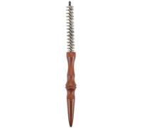 HAKIDZEL Brosse Ronde Douce Poils de Sanglier Cheveux en Bois pour Cheveux Courts pour Coiffure Professionnelle et Usage Quotidien