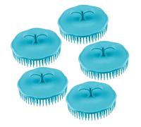 HAKIDZEL Brosse Shampoing 5 Pièces Massage Cuir Chevelu Nettoyage Profond Brosse Ronde Amovible Usage Domestique